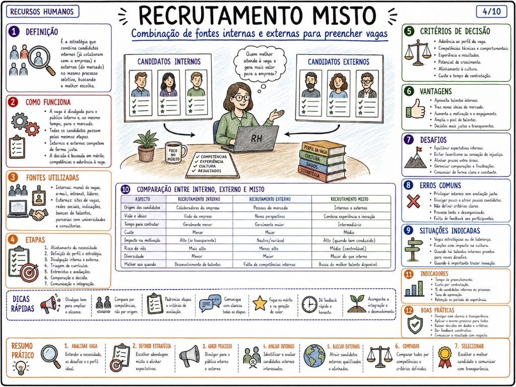 Recrutamento Misto (4/10)